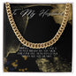 To My Husband - Cuban Link Chain