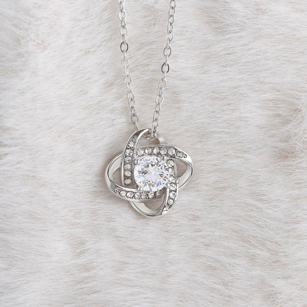To My Sister - Love Knot Necklace