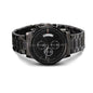 Men's Stainless Steel Engraved Water-Resistant Watch