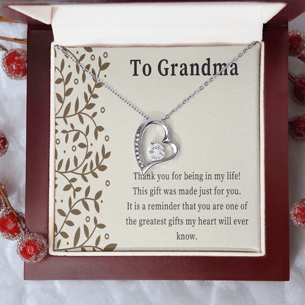 To My Grandma - Heart Necklace
