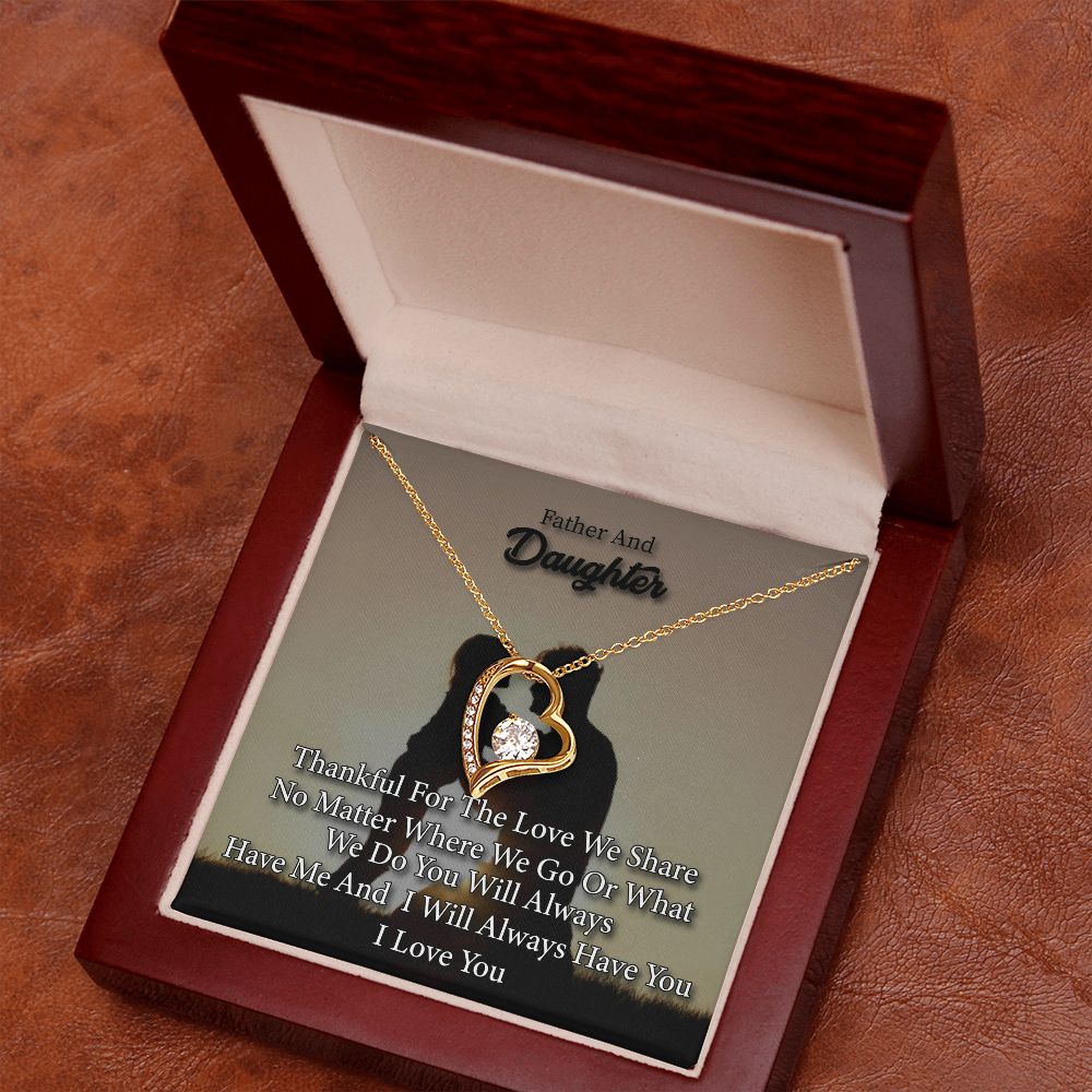 Heart Necklace to Daughter