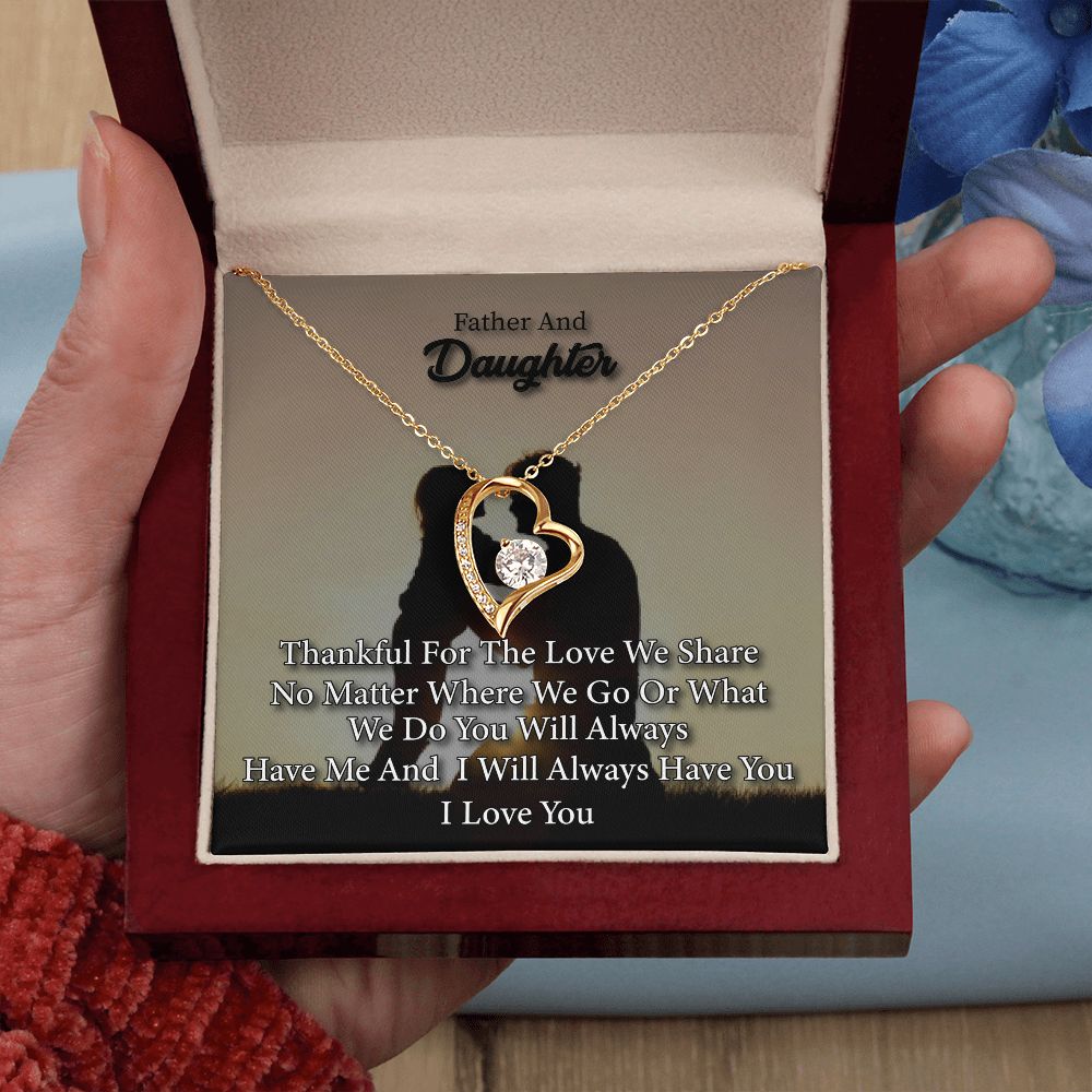 Heart Necklace to Daughter