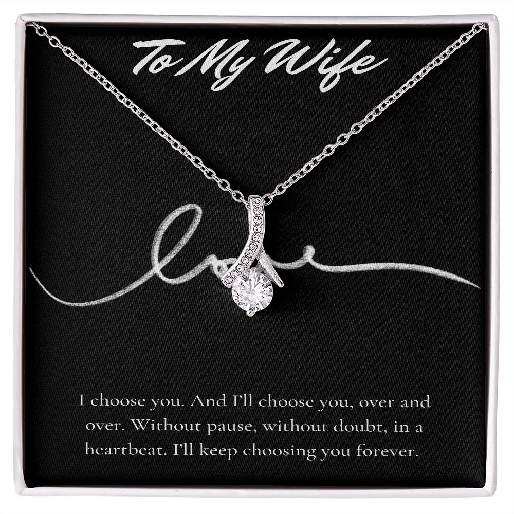 To My Wife - Alluring Beauty Necklace