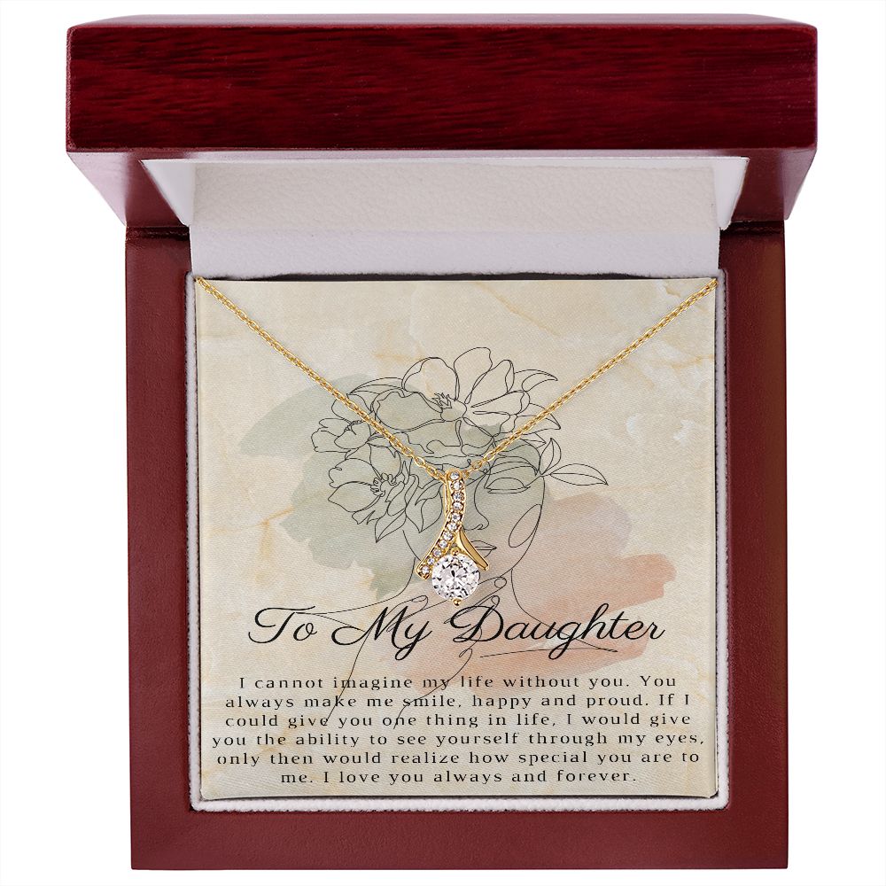 To My Daughter - Alluring Beauty Necklace
