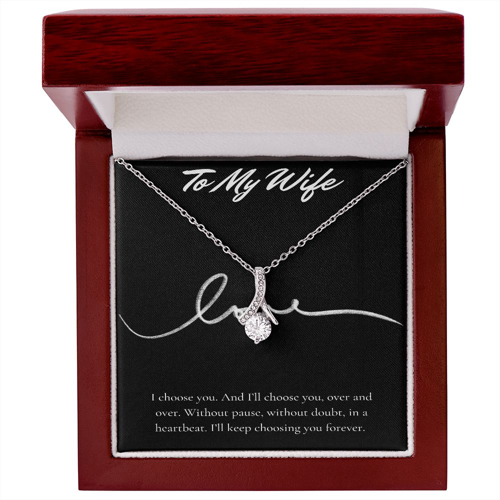 To My Wife - Alluring Beauty Necklace