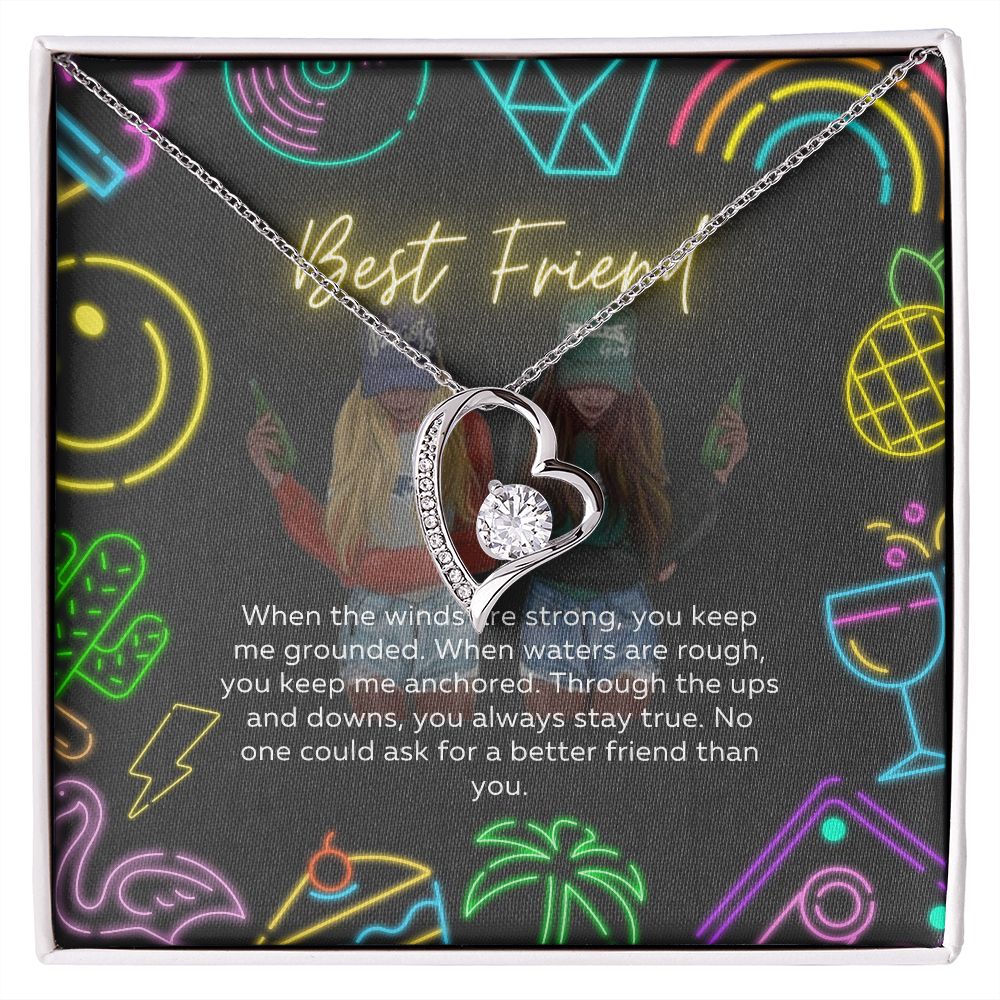 Heart Necklace for Your Best Friend