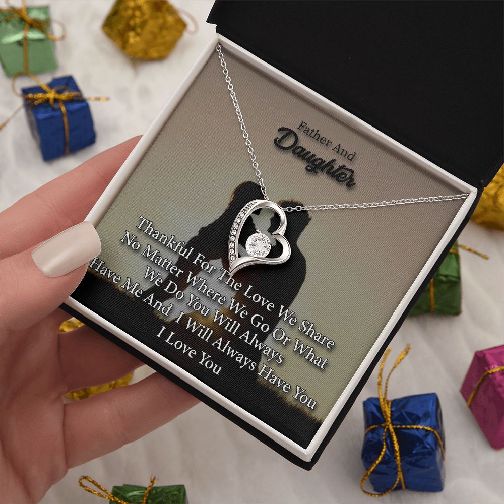 Heart Necklace to Daughter