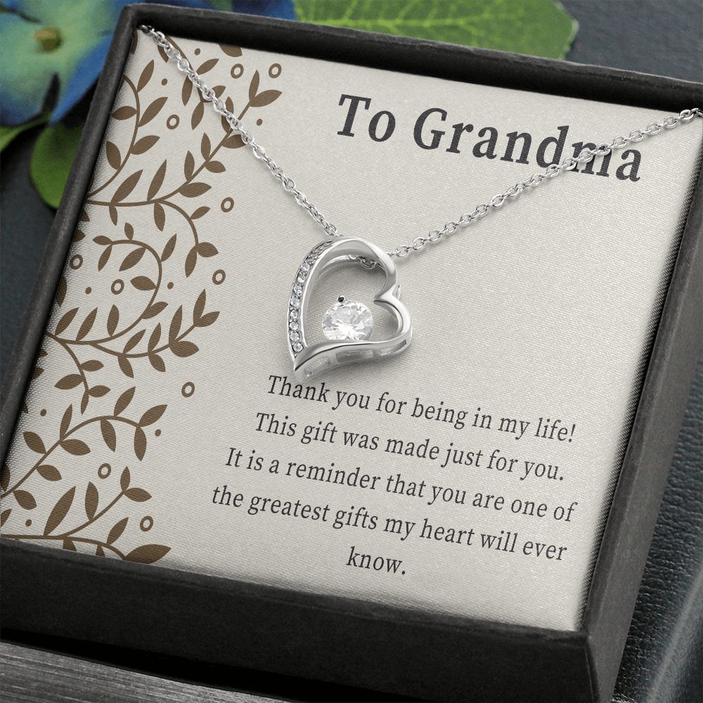 To My Grandma - Heart Necklace