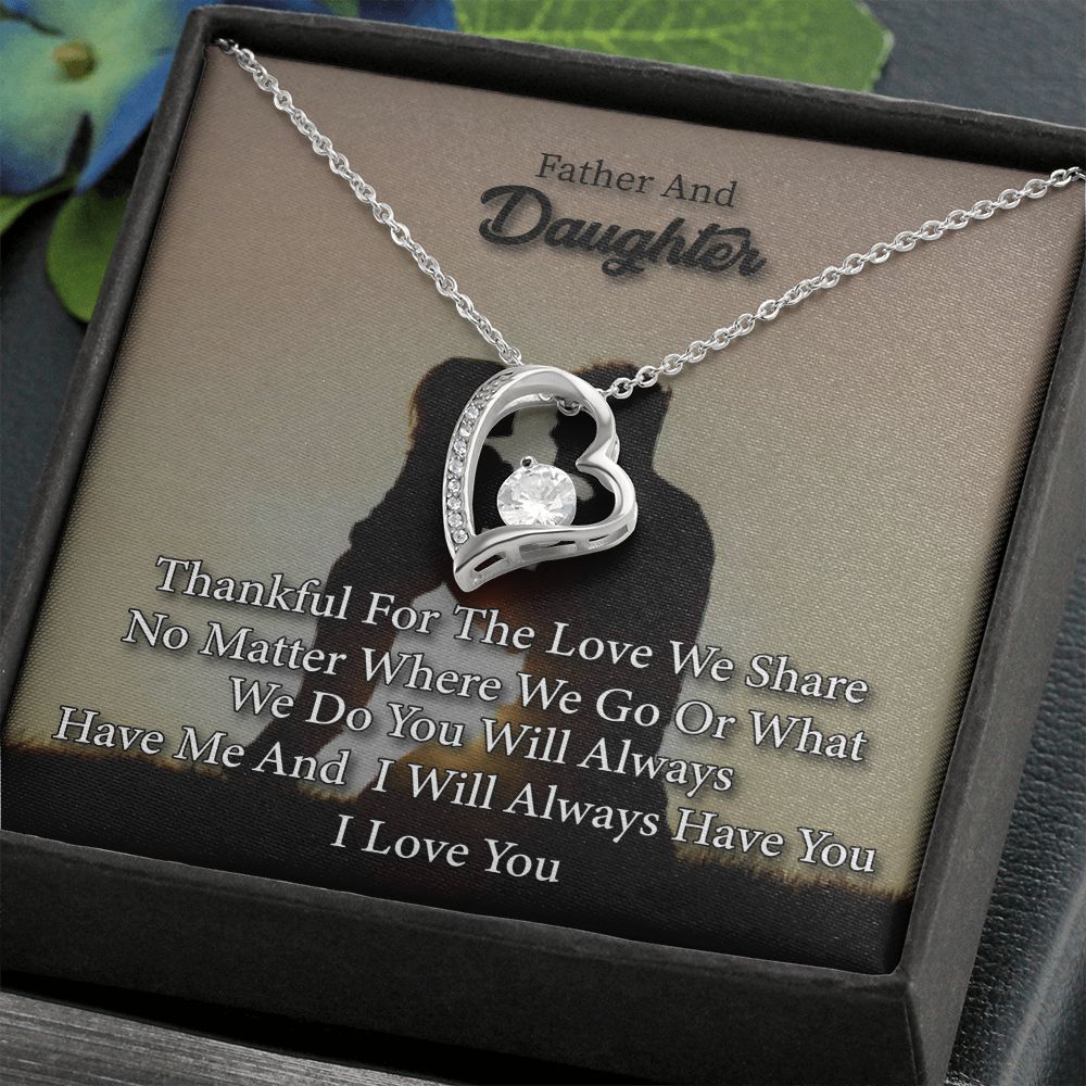 Heart Necklace to Daughter
