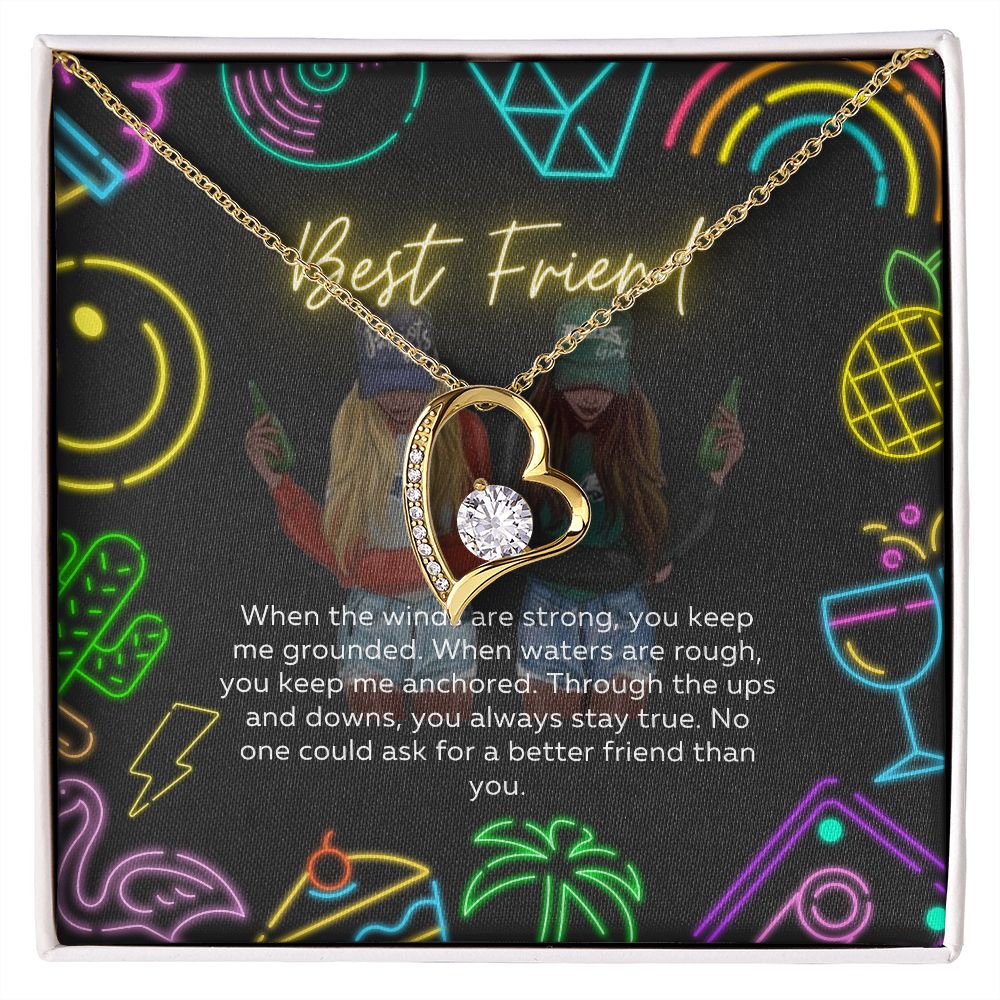 Heart Necklace for Your Best Friend