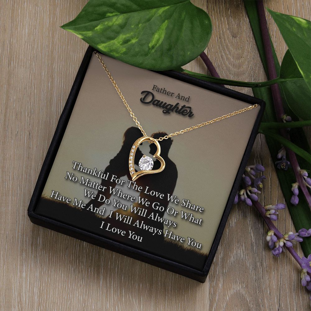 Heart Necklace to Daughter