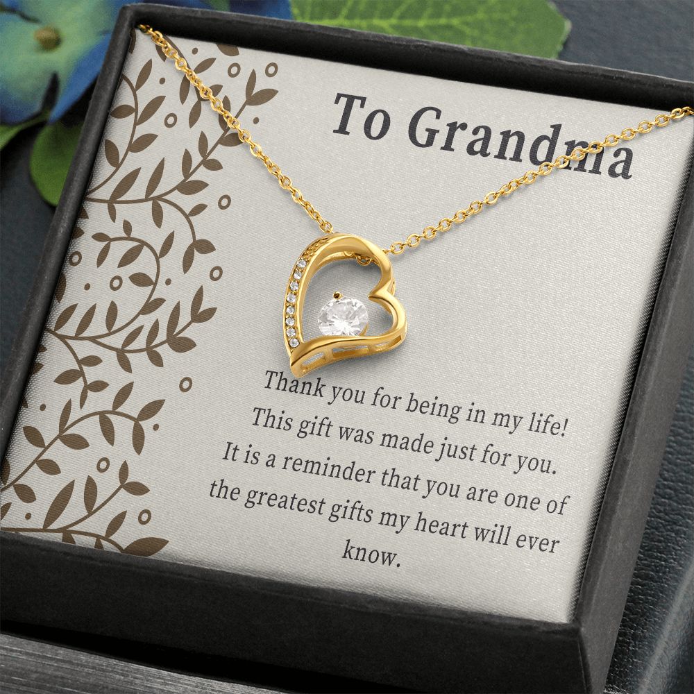 To My Grandma - Heart Necklace