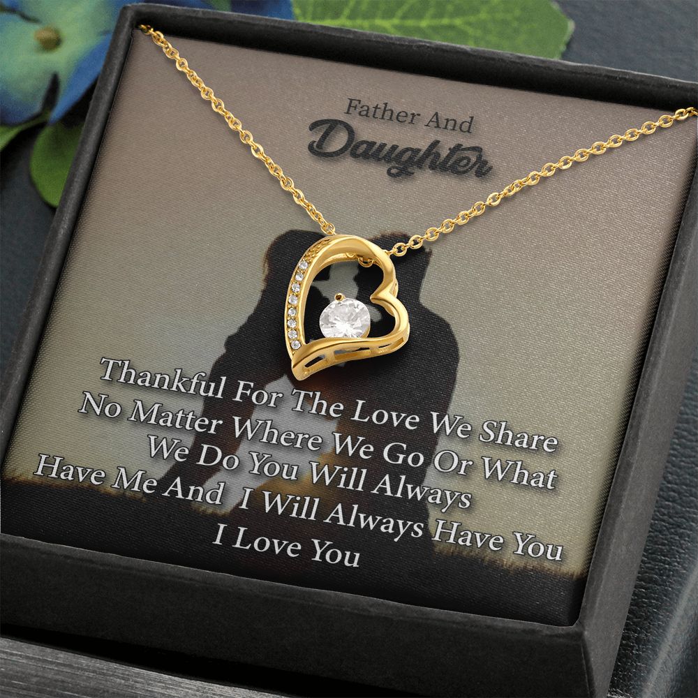 Heart Necklace to Daughter