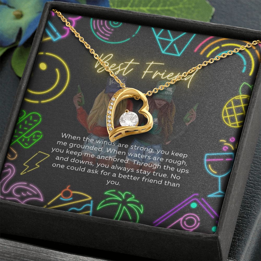 Heart Necklace for Your Best Friend